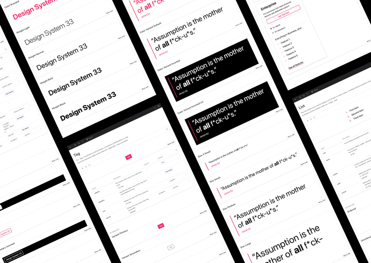 Design System 33 - Storybook